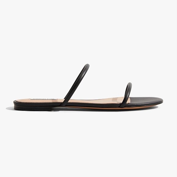 SOLD Country Road Black Leather Billie Sandals Shoes 36 - Picture 2 of 12